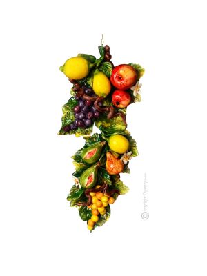 FRUIT Décoration artistique à suspendre en céramique