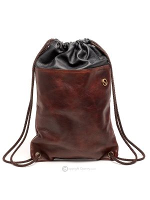 IKUPACK sac à dos sac en cuir véritable sacs de mode décontractés pour hommes certificat de garantie artisanal