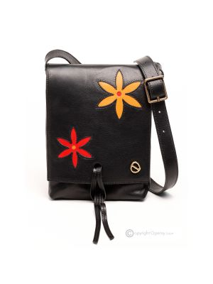 MARGH Sac bandoulière pour femme en cuir véritable fabriqué à la main