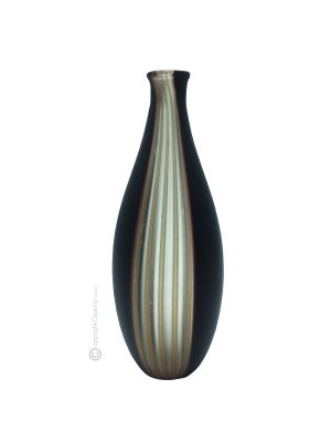 VASE CANNE Verre soufflé de Murano, artisanat authentique Made in Italy