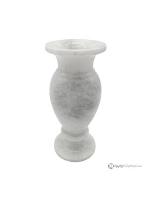 VASE, authentique amphore en marbre blanc amour, fait main, design élégant et raffiné.