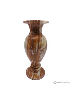 VASE, amphore en marbre onyx vert, pierre authentique, fait main, décoratif.