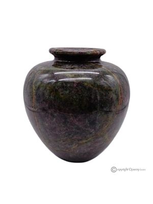 VASE sphérique en marbre, pierre naturelle de qualité, fait main, article de luxe.