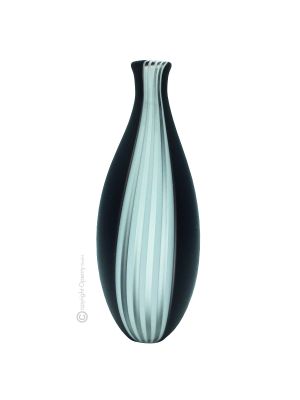 VASE CANNE Verre soufflé de Murano, artisanat authentique Made in Italy