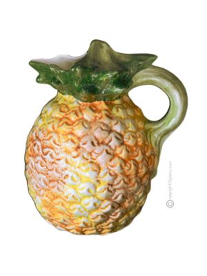 PICHET ANANAS Carafe carafe créations originales en céramique artistique Made in Italy