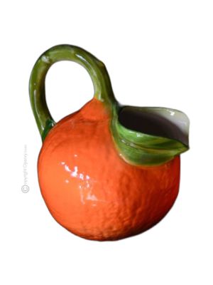 ORANGE JUG Carafe carafe créations originales en céramique artistique Made in Italy