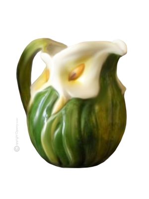 CALLA JUG Carafe carafe créations originales en céramique artistique Made in Italy