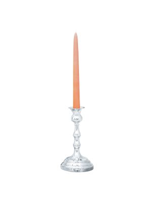 CANDELABRO Bougeoir 1 Flamme Plaqué Argent Bougeoir Fait Main Fabriqué en Italie