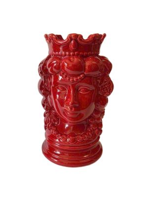 TÊTE BRUN FEMME Cachepot et décoration de table artistique en céramique