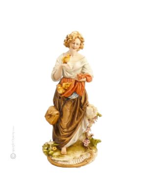 PULICINI VENDEUR Figurine figurine Capodimonte porcelaine faite à la main Made in Italy