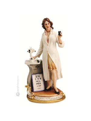 OCCULISTE Figurine figurine Capodimonte porcelaine faite à la main Made in Italy