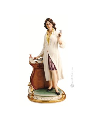 DENTISTE Figurine en porcelaine Capodimonte faite à la main Fabriqué en Italie