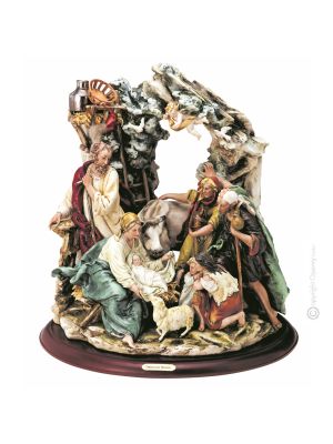 NATIVITÉ Crèche de la Nativité Figurine en porcelaine de Capodimonte faite à la main en Italie