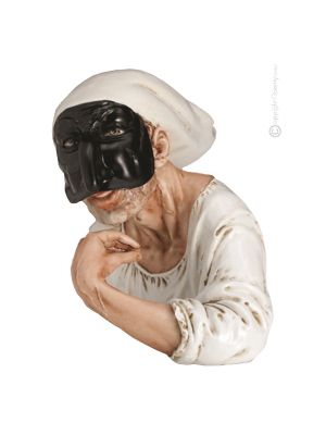 PULCINELLA Figurine en porcelaine Capodimonte faite à la main Fabriqué en Italie