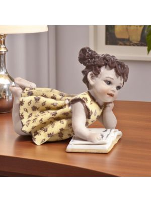 ADA - Poupée authentique en porcelaine Capodimonte réalisée et peinte à la main, de collection.