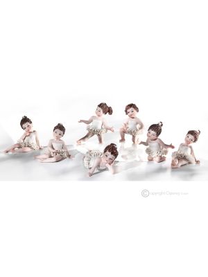 BALL - Capodimonte, 7 ballerines en porcelaine fine, élégance et poésie.