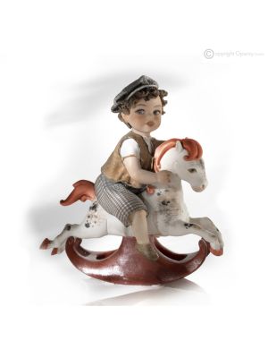 CAVALLINO DONODOLO M - Objet de collection, réalisé en porcelaine de haute qualité.
