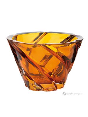 FANTASY Centre de table au design moderne, décoratif peint à la main en cristal.