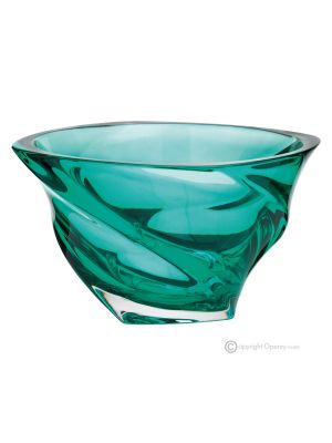 FANTASY Centre de table au design moderne, décoratif peint à la main en cristal.