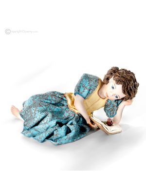 LA BELLE ET LA BÊTE Statuette de conte de fées Capodimonte, grâce et art en porcelaine.