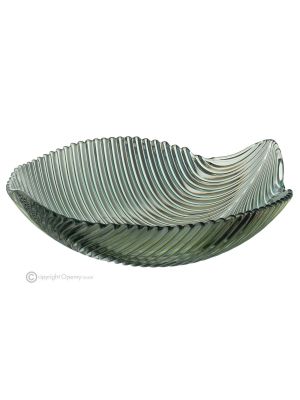 MAMBO Authentique pièce maîtresse décorative moderne peinte à la main en verre de qualité supérieure.