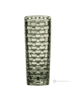 MANHATTAN Authentique vase décoratif moderne peint à la main en verre de qualité supérieure.