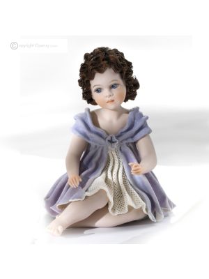 MARINELLA - Capodimonte, figurine unique en porcelaine raffinée et précieuse.