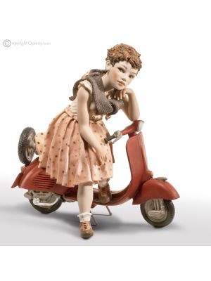 MARIU - Poupée faite à la main, porcelaine de Capodimonte, art précieux.