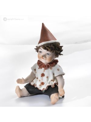 PINOCCHIO Capodimonte, statuette de conte de fées en porcelaine, un enchantement.