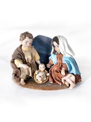 Figurine NATIVITY Capodimonte, douceur en porcelaine pure.