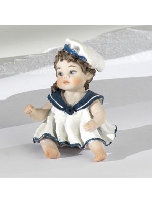 NINA - Statuette Capodimonte, une œuvre en porcelaine unique et romantique.