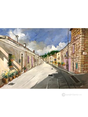 APERÇU D'IRPINO Peinture acrylique moderne sur toile Made in Italy