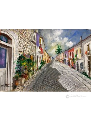 APERÇU D'IRPINO Peinture acrylique moderne sur toile Made in Italy