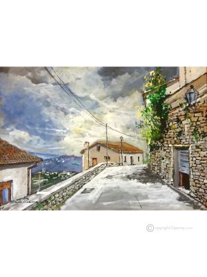 APERÇU D'IRPINO Peinture acrylique moderne sur toile Made in Italy