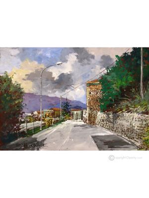 APERÇU D'IRPINO Peinture acrylique moderne sur toile Made in Italy