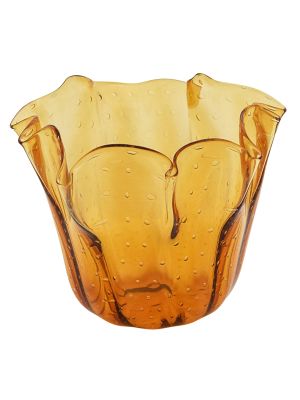FAZZOLETTO BOLLE Vase en Verre de Murano Pièce Maîtresse Venise Fabriqué en Italie