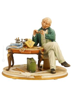 BIJOUTIER Statue Statue Capodimonte Figurine en porcelaine faite à la main fabriquée en Italie