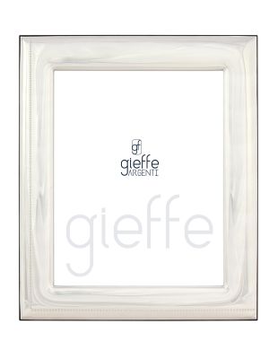 Cadre photo PISA Cadre photo argenté fabriqué à la main en Italie Photo env. 20x25cm