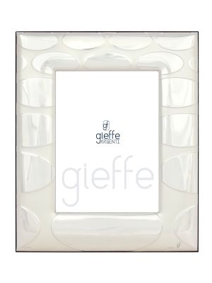 Cadre photo PAVIA Cadre photo argenté fabriqué à la main en Italie Photo 13x18cm