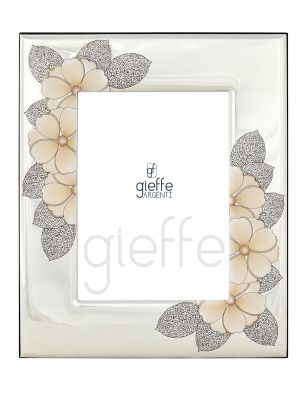 Cadre photo IMOLA Cadre photo argenté fabriqué à la main en Italie Photo 13x18cm