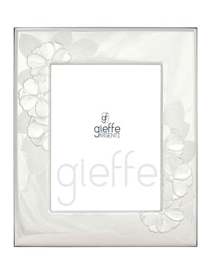 Cadre photo SIENA Cadre photo argenté fabriqué à la main en Italie Photo env. 20x25cm