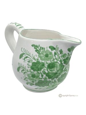 BROCCA, Carafe à décanter, authentique céramique Castelli, réalisée et peinte à la main.