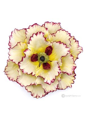 COQUILLET – Fleur à suspendre en porcelaine de Capodimonte, faite à la main, de haute qualité