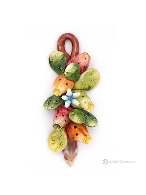 FIGUES – Composition suspendue en céramique de Capodimonte, faite à la main