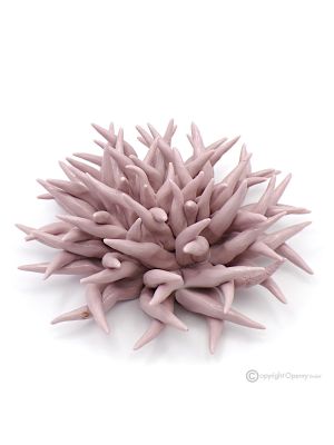 RICCIO GLICINE – Décoration de centre de table, céramique fine de Capodimonte, faite à la main