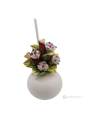 ORCHIDÉES – Diffuseur de parfum, parfum d'ambiance, céramique Capodimonte, haute qualité