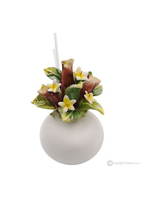 STELLA – Diffuseur de parfum, parfum d'ambiance, céramique Capodimonte, fait main