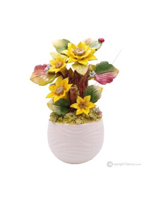 GIRASOLI – Désodorisant, diffuseur d'ambiance, céramique Capodimonte, fait main