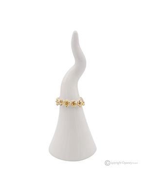 CORNO NAPOLI – Centre de table en céramique fine de Capodimonte, fait à la main