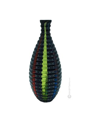 Bouteille LIQUEUR MURRINE en verre soufflé de Murano Fabriqué en Italie